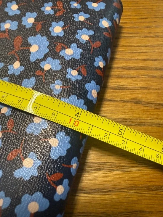 Kate Spade Blue and Red Floral Wallet W 4.75 L8 - Picture 14 of 15